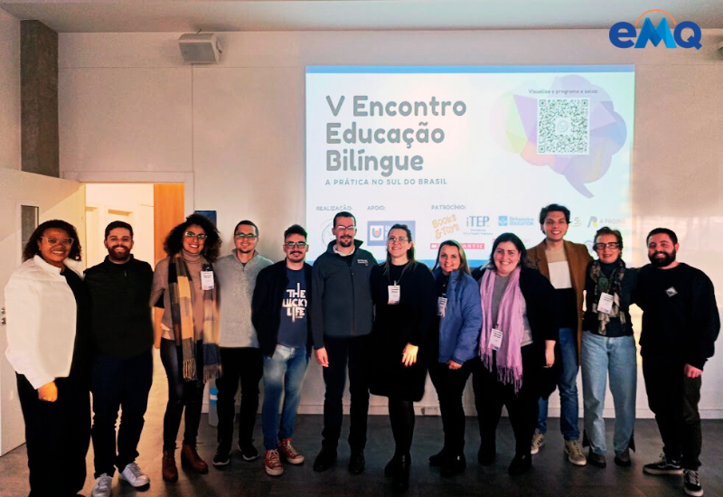 Equipe Pedagógica da Escola Mario Quintana no V Encontro de Educação Bilíngue: novas perspectivas para o Ensino Bilíngue