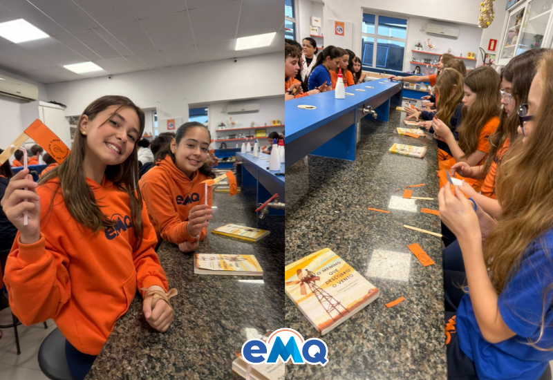 Alunos do 6° ano exploram ciência, literatura e criatividade na Escola Mario Quintana